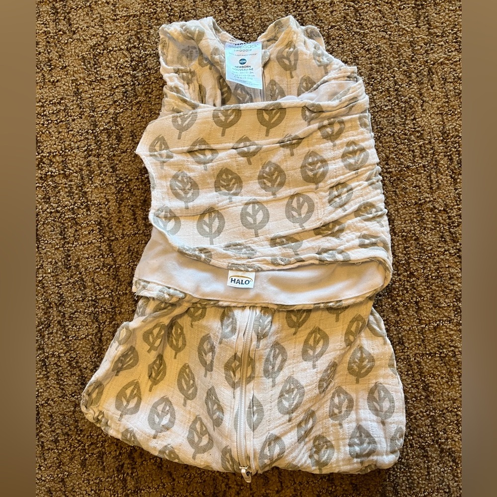 Size NB Halo SleepSack Swaddle Set of 5 - Picture 5 of 7
